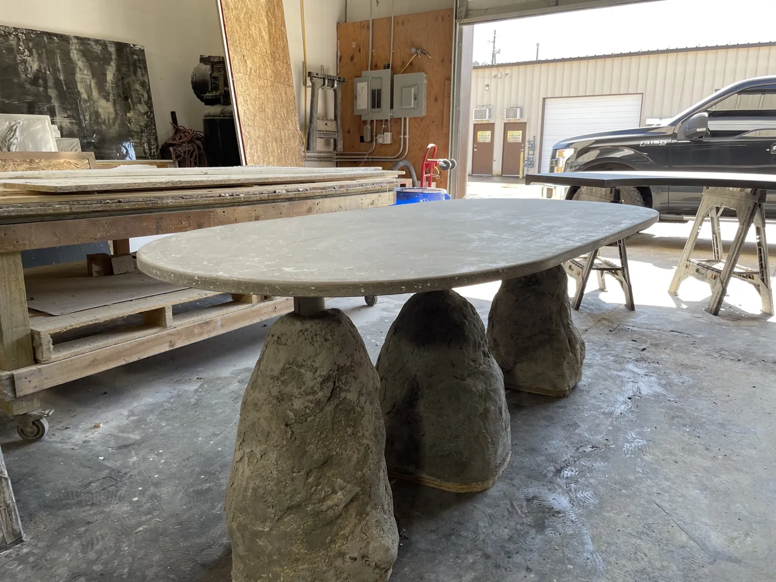 Custom furniture project by Coastal Concrete Studio