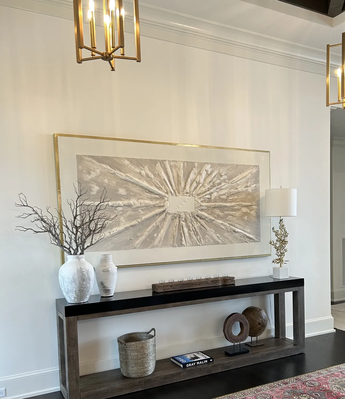 Custom concrete artwork and specialty detail by Coastal Concrete Studio