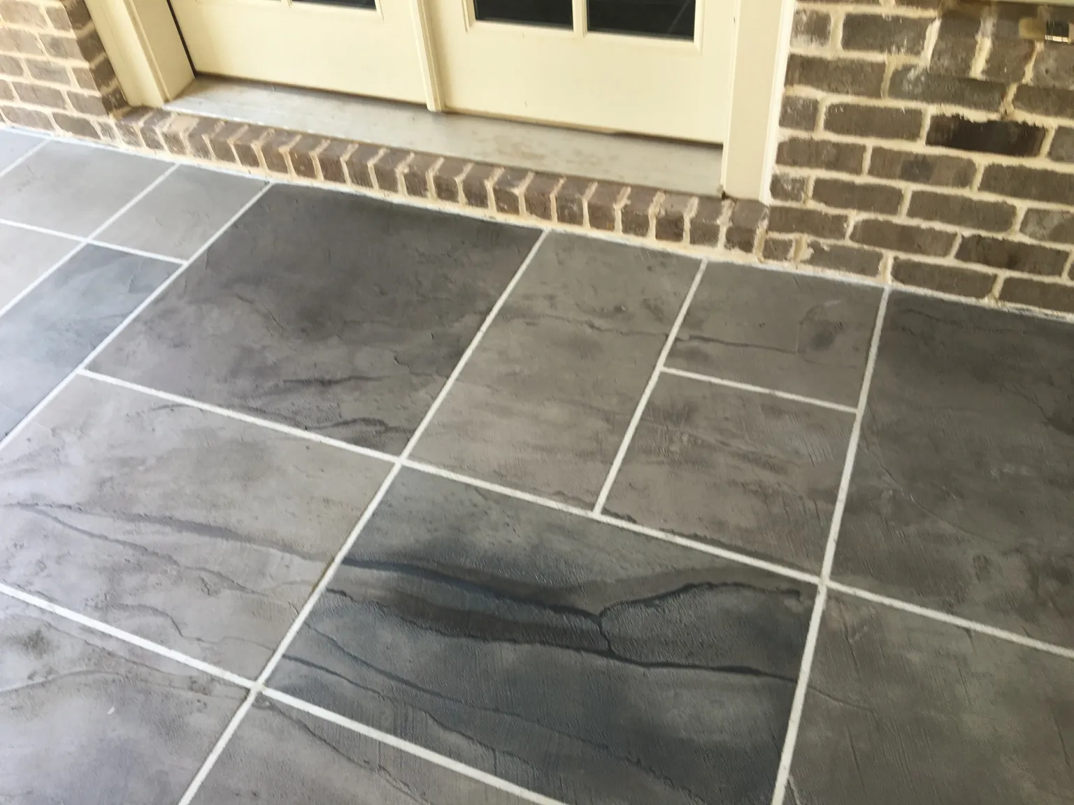 Decorative concrete flooring project by Coastal Concrete Studio