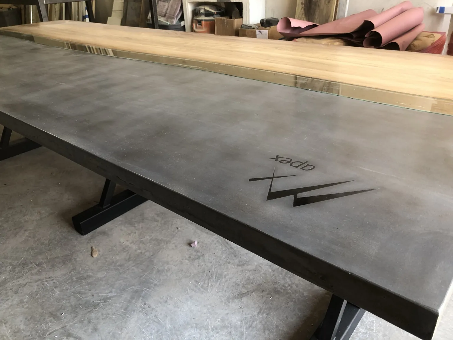 Custom furniture project by Coastal Concrete Studio