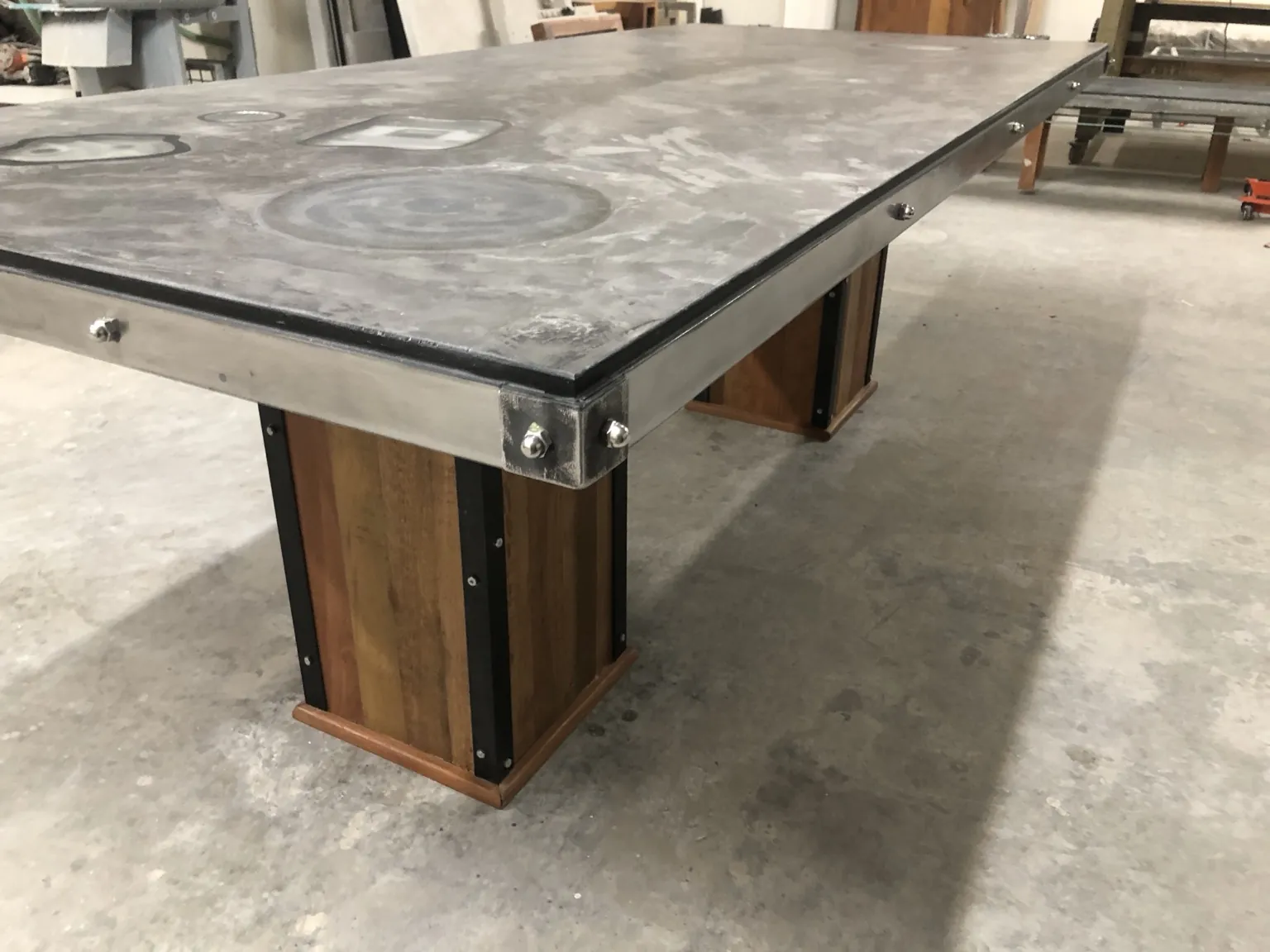 Custom furniture project by Coastal Concrete Studio